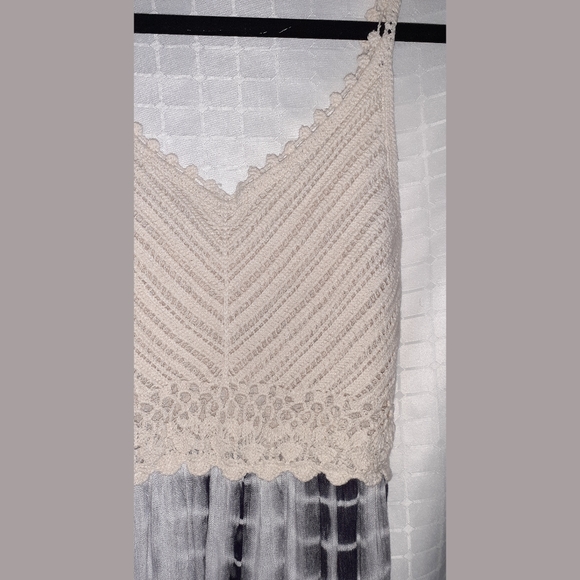 Mystree Crotchet Tie Dye Dress Sz S - Picture 7 of 9